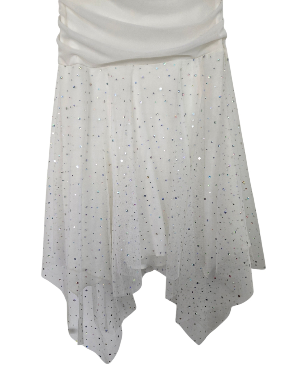🤍 y2k coquette fairy mini dress 🤍strapless sparkle tulle party dress Medium - Picture 4 of 7